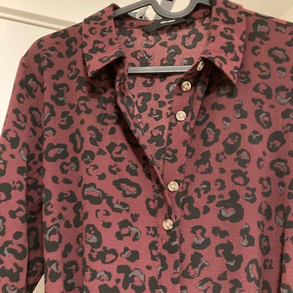 Leopard Print Long Sleeve Dress - Picture 6 of 7